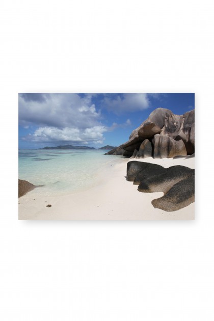 Canvas Anse Source d'Argent - Seychelles - By Emmanuel Catteau