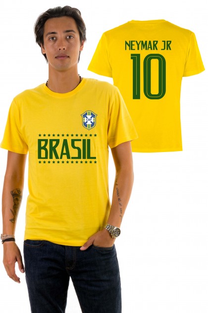 T-shirt World Cup 2018 - Brazil, Neymar 10