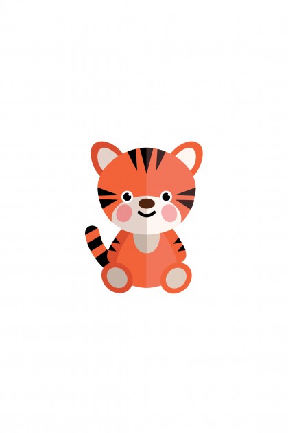 Poster Baby Tiger