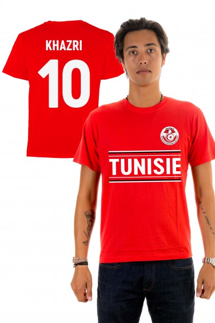 T-shirt World Cup 2018 - Tunisie, Khazri 10